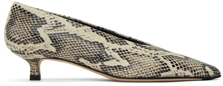 AEYDE Off-White Clara Heels