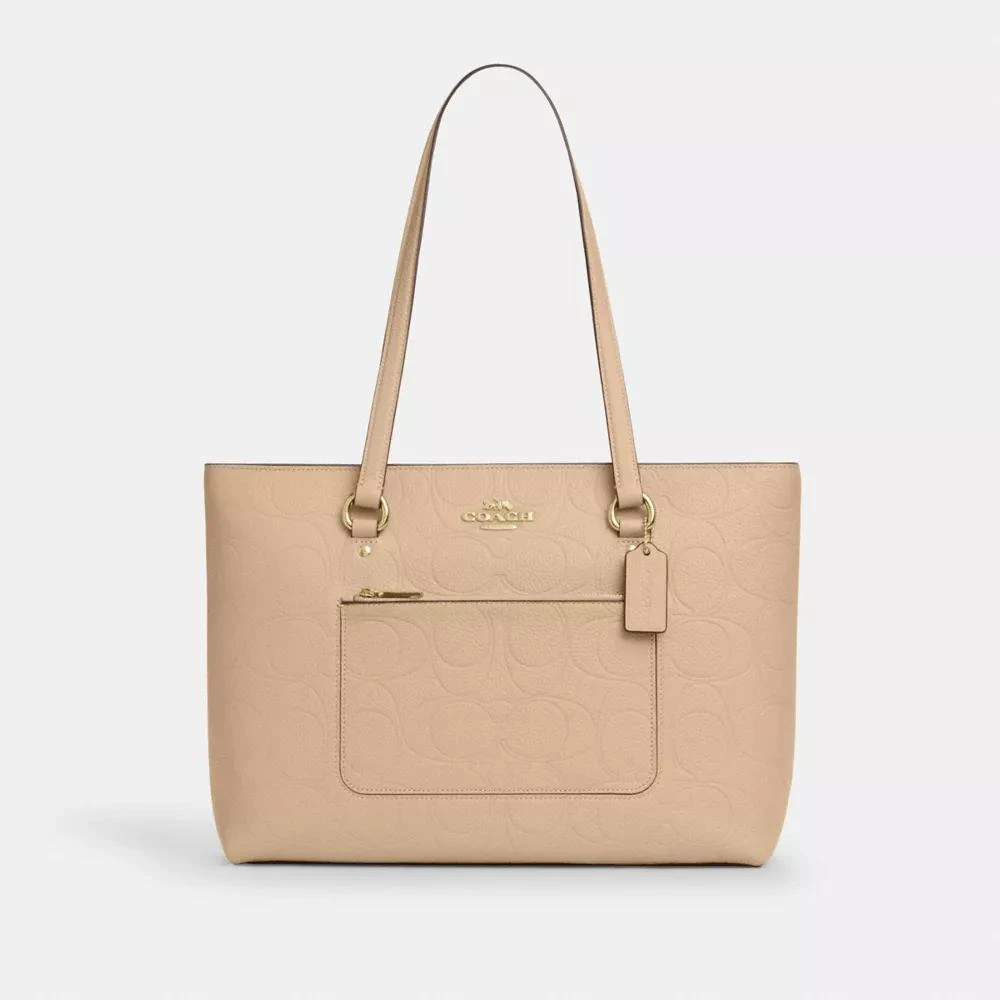 Coach Station Tote Bag In Signature Leather