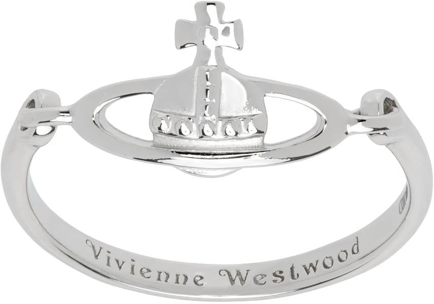 Vivienne Westwood Silver Vendome Ring 1