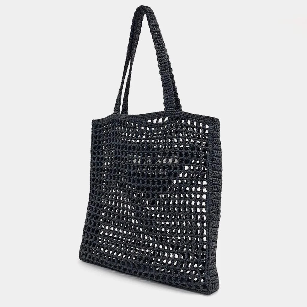 Prada Prada Black Raffia Shoulder Bag 2