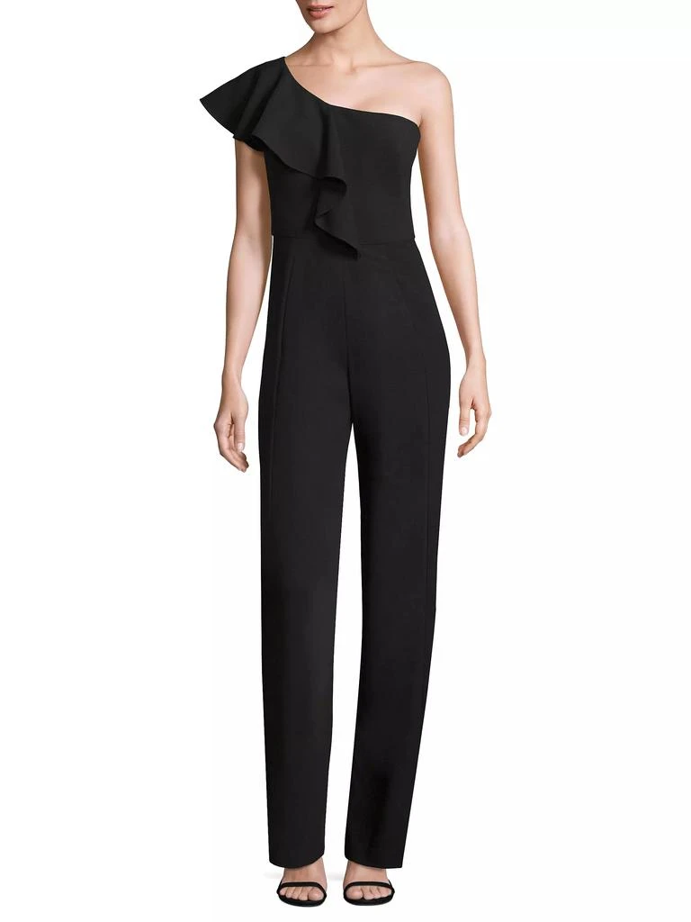 Black Halo Kallan Ruffle Jumpsuit 2