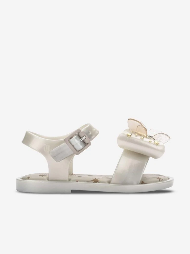 Mini Melissa Mini Melissa Girls Mar Star Sandals in White 1