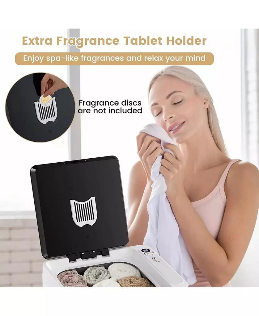 Ecooso 23L Large Towel Warmer Bucket with Timer and Overheat Protection 4