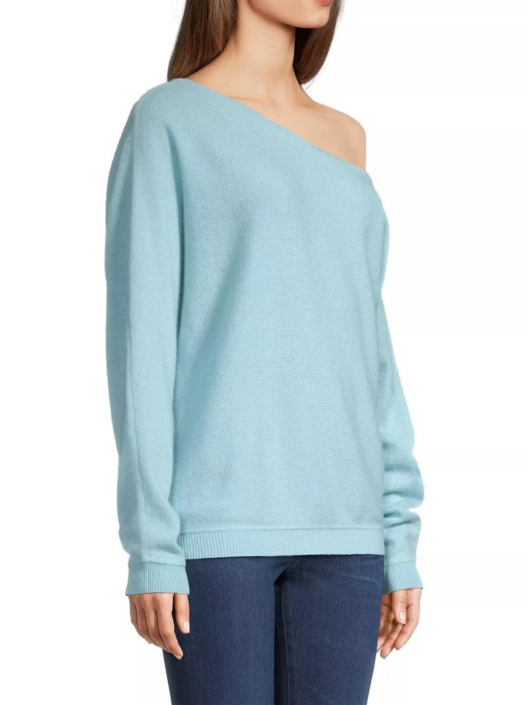 Minnie Rose One-Shoulder Cashmere Sweater 4