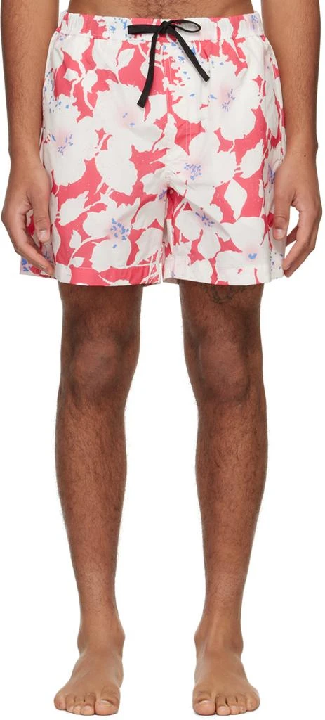 Double Rainbouu Red Cloud Control Swim Shorts 1
