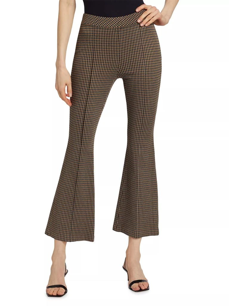 Rosetta Getty Houndstooth Flare Crop Pants 3