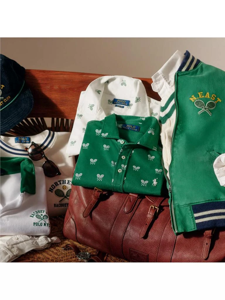 Ralph Lauren Classic-Fit Racquet-Print Polo Shirt 6