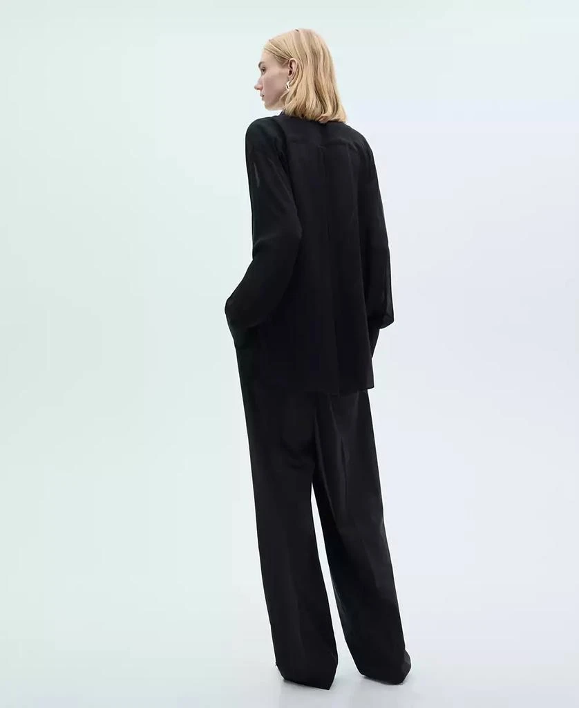 Mango Women's Straight-Fit Pleated Pants 2