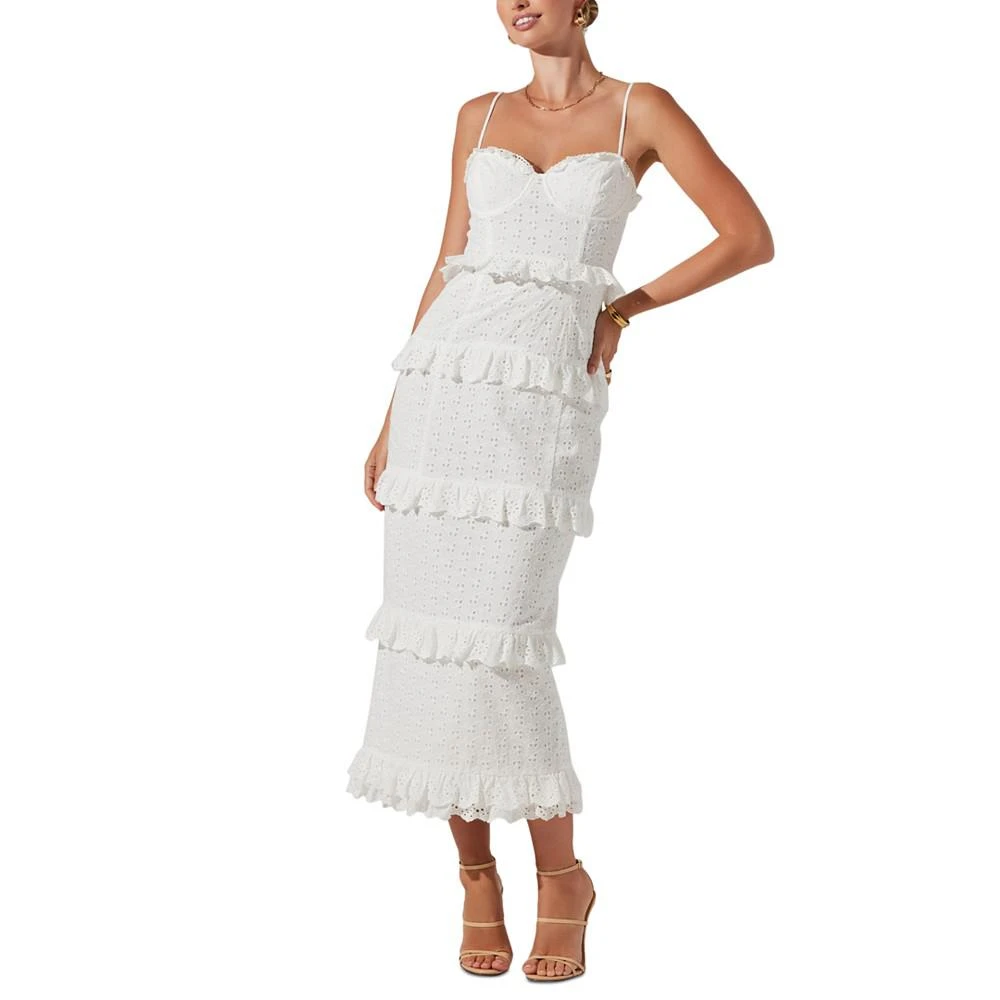 ASTR Women's Sandrima Sleeveless Ruffled Dress 1