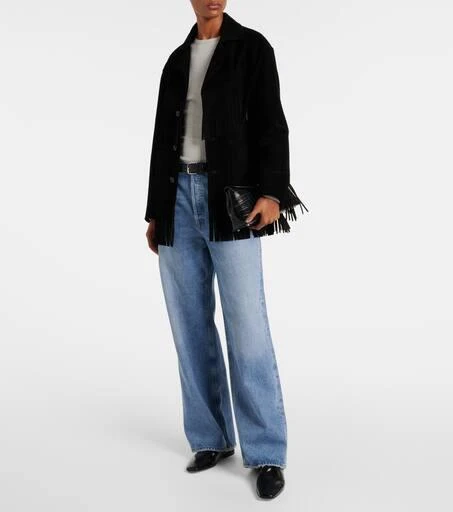 AGOLDE Delphi ribbed-knit jersey top 2