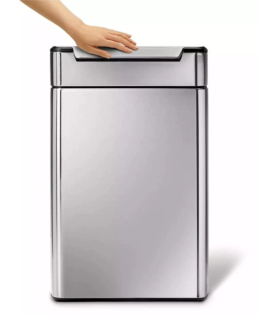 simplehuman 48 Liter Touch Bar Recycling Kitchen Trash Can 4