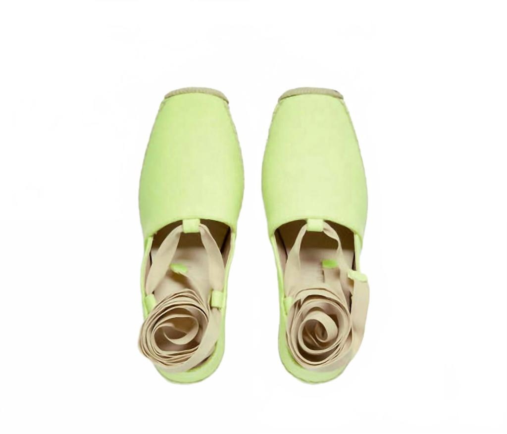 Freda Salvador Women's Eliza Espadrille In Lemon