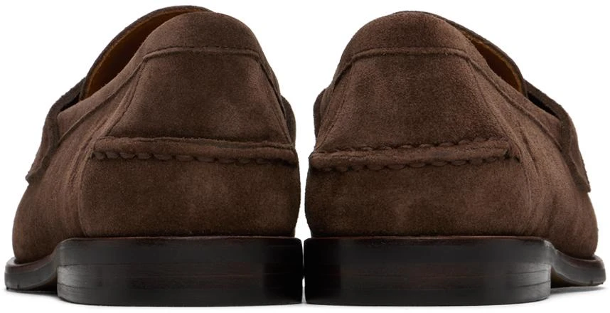Ralph Lauren Brown Alston Suede Penny Loafers 2