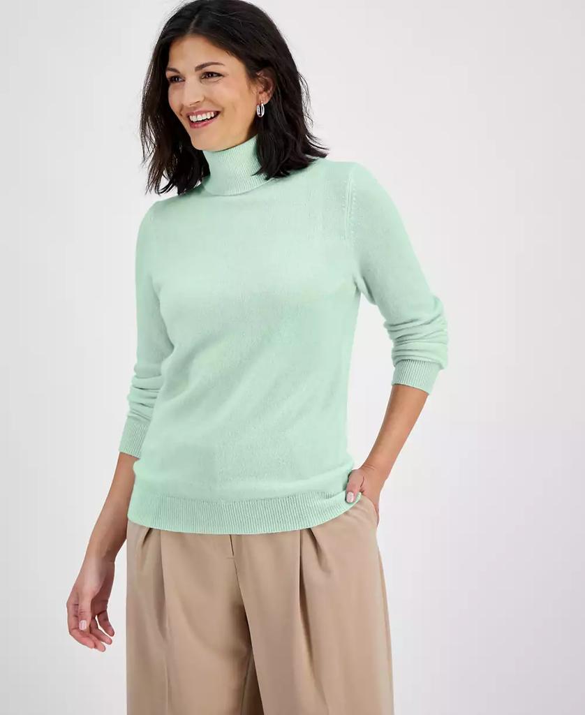 Charter Club 100% Cashmere Women's Turtleneck Sweater, Created for Macy's