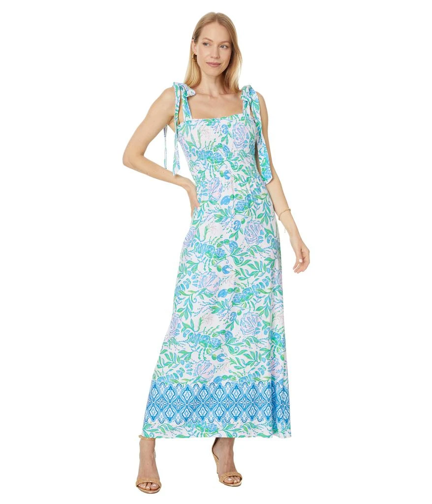 Kailua Smocked Maxi Dress  On Sale Now with Up to 10% Off | Discover  Exclusive Deals & Savings at BeyondStyle  Authentic Lilly Pulitzer dresses |clothing|zappos.com|kailua smocked maxi dress|women|Women|free shipping  with Limited-Time