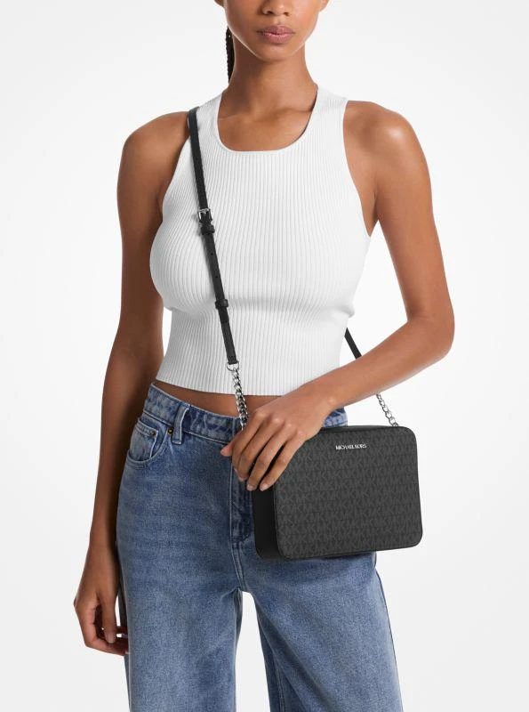 Michael Kors Jet Set Large Logo Crossbody Bag 3