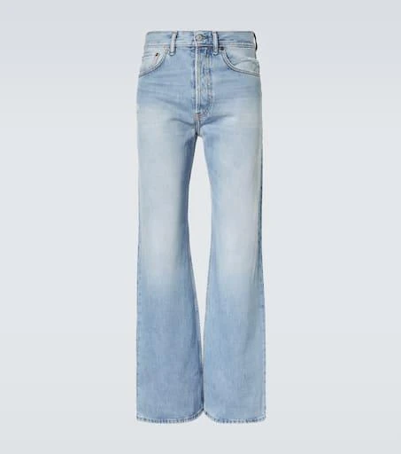 Acne Studios 2021M mid-rise wide-leg jeans 1