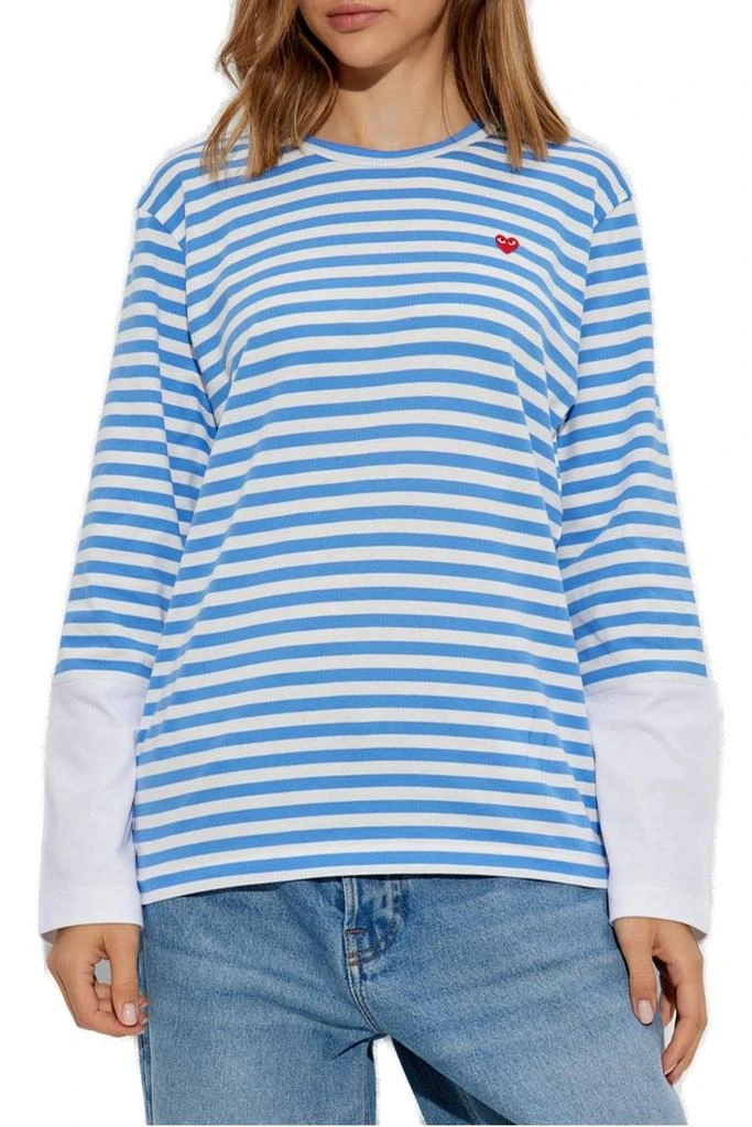 Comme des Garcons Comme des Garçons Play Striped Long-Sleeve T-Shirt 2