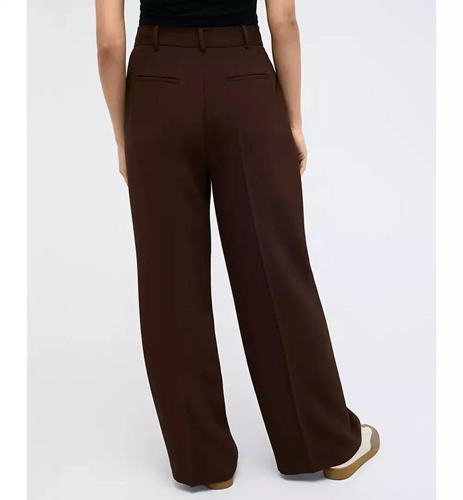 Kenneth Cole Women's Pleated High-Rise Wide-Leg Pants 2