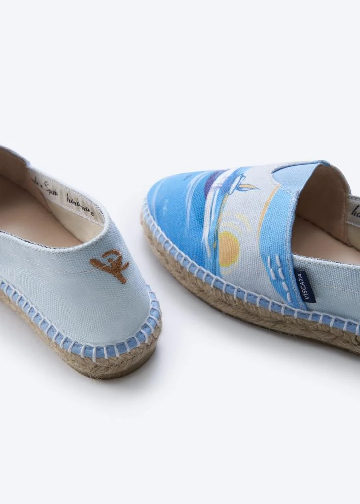 Viscata Barceloneta Mediterranean Dreams Canvas Espadrilles Flats 2