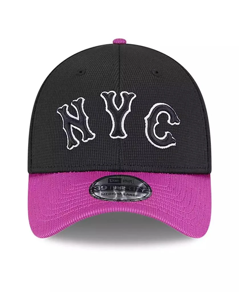 New Era Men's Charcoal/Purple New York Mets City Connect Batting Practice 39THIRTY Flex Hat 2