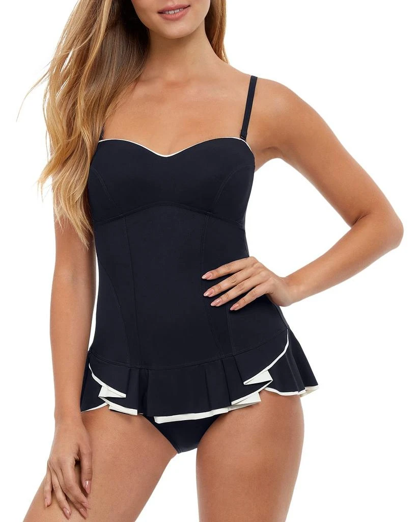 Profile by Gottex Belle Curve Bandeau Swimdress 1