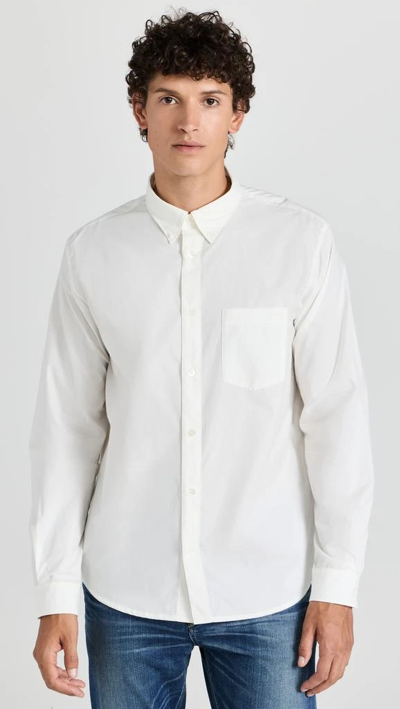 A.P.C. Edouard Poplin Button Down Shirt 1