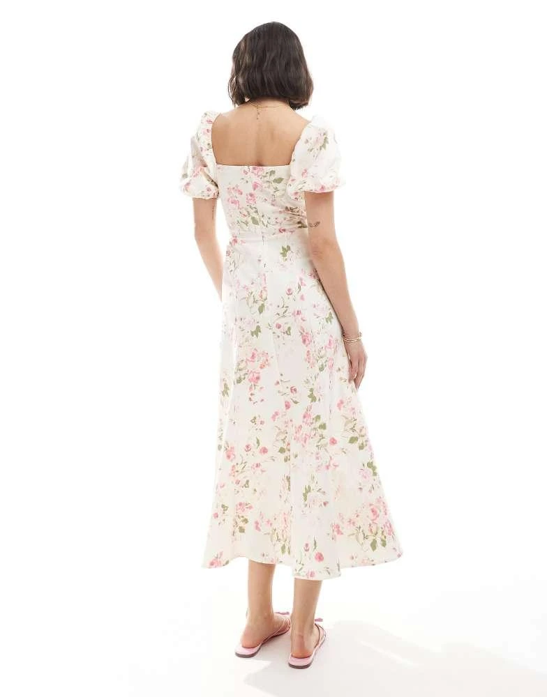 white christmas dresses Ivory Cotton Milkmaid Dress main image 1