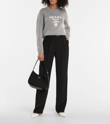 Prada Logo wool and cashmere sweater 2