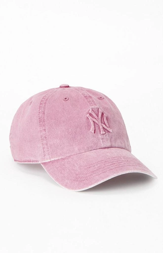 47 Brand NY Yankees Misty Pink Dad Hat 1