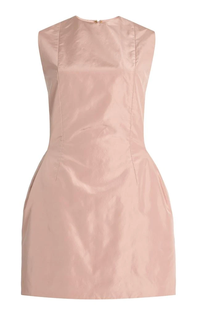 DELPOZO DELPOZO - Exclusive Architectural Silk-Satin Mini Dress - Pink - FR 36 - Moda Operandi 1