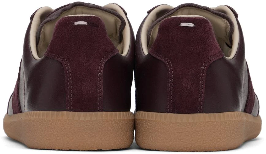 Maison Margiela Burgundy Replica Sneakers 2