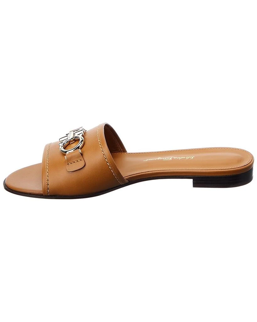 Salvatore Ferragamo Ferragamo Gancini Leather Slide 2