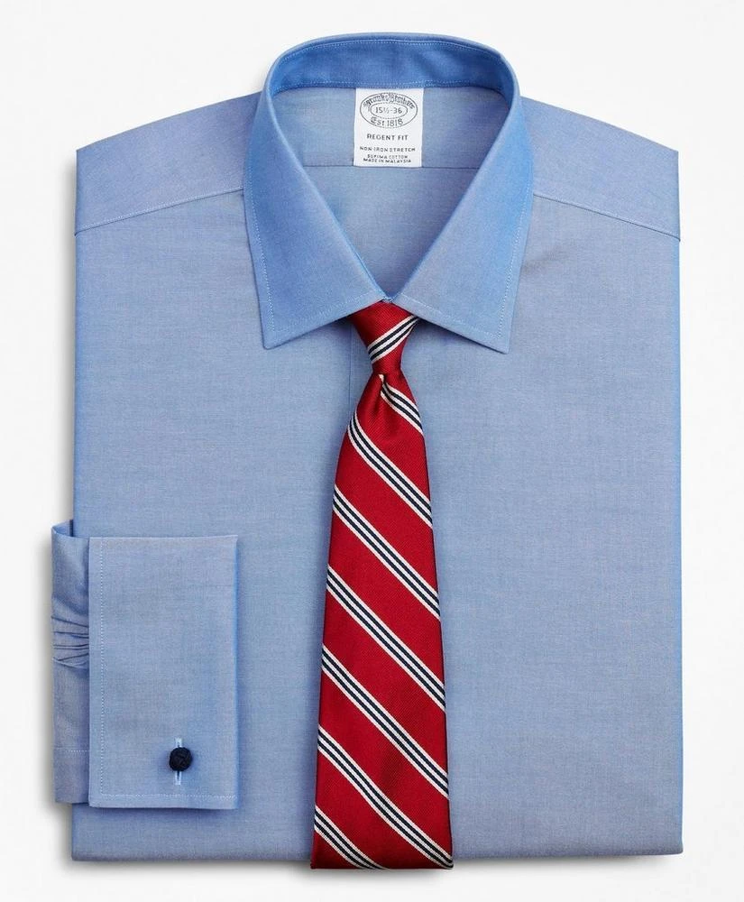 Brooks Brothers Stretch Regent Regular-Fit Dress Shirt, Non-Iron Pinpoint Ainsley Collar French Cuff Pinpoint - Free Shipping - BeyondStyle Brooks Brothers Stretch Regent Regular-Fit Dress Shirt, Non-Iron Pinpoint Ainsley Collar French Cuff Pinpoint - Free Shipping - BeyondStyle