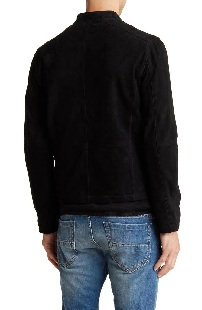 John Varvatos Suede Racer Jacket 2