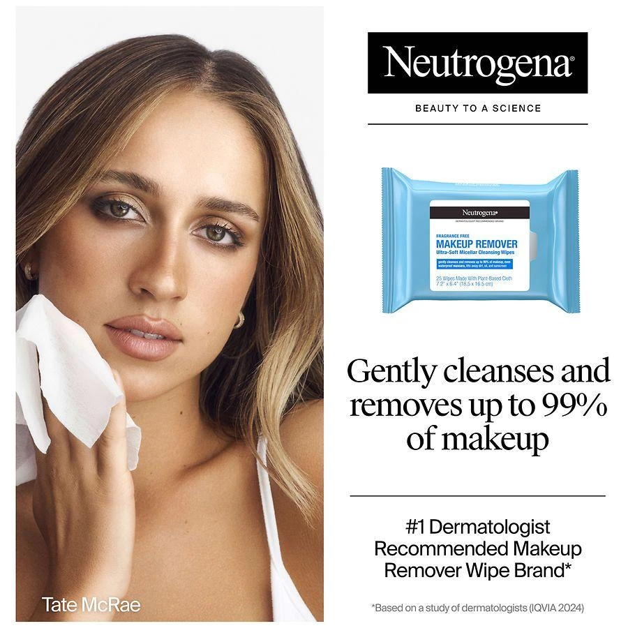 Neutrogena Makeup Remover Cleansing Towelettes, Individually-Wrapped Daily Face Wipes Fragrance-Free 4