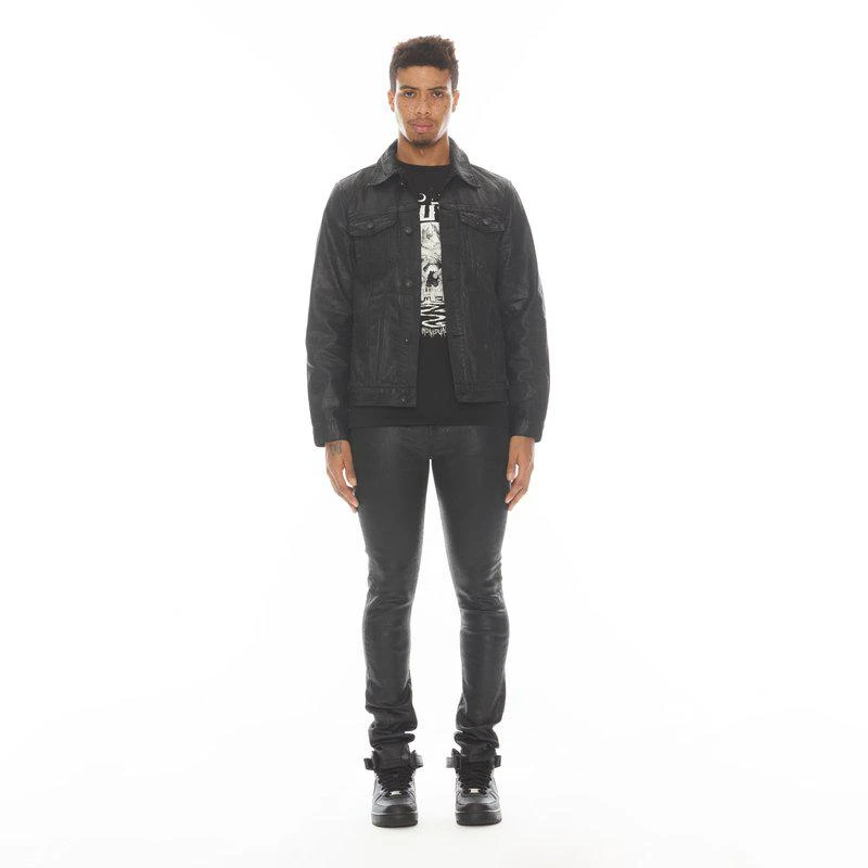 Cult Of Individuality Punk Super Skinny Jeans In Black 1