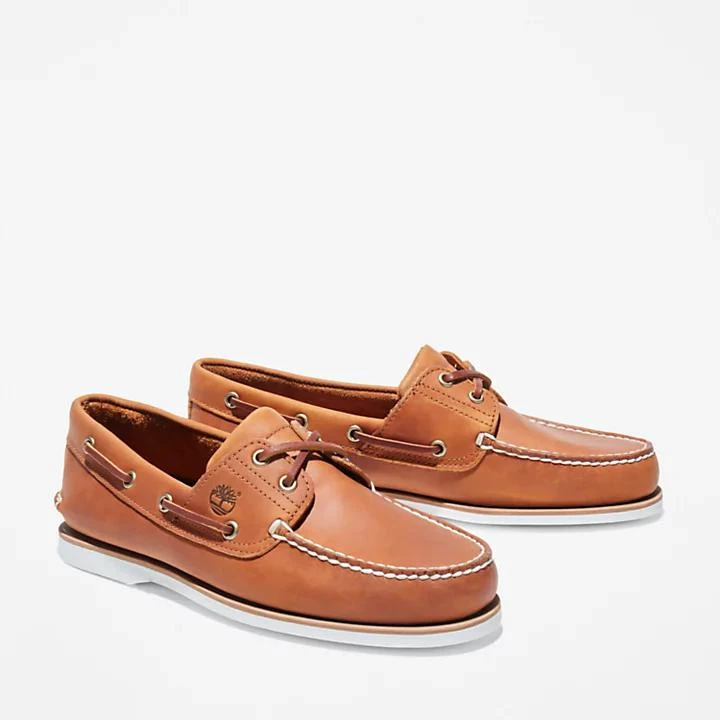Timberland Classic Boat Shoe for Men in Orange 4