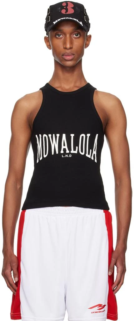 Mowalola Black Sweat Tank Top 1
