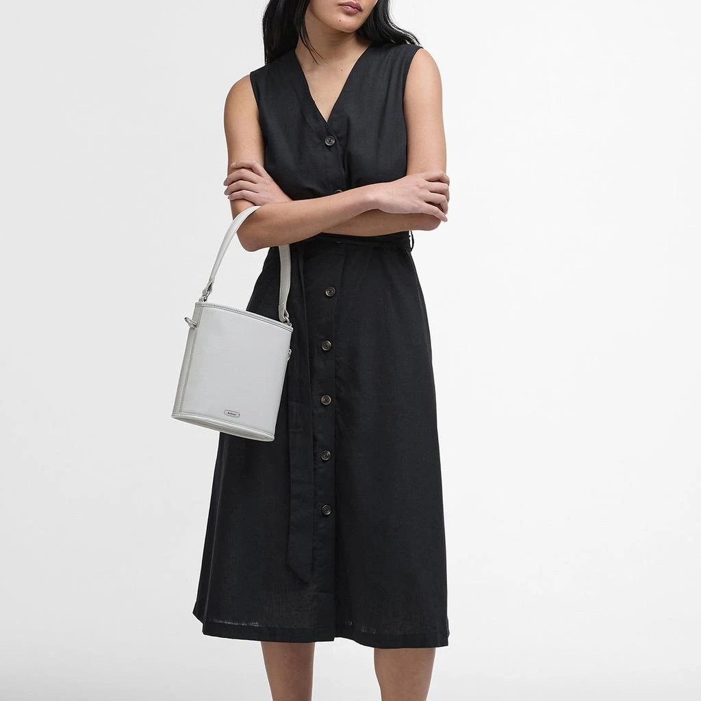 leather dress for work Faux Leather Wrap Dress – Stile by Per Lei main image 0