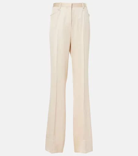 Tom Ford Silk and wool twill bootcut pants 1