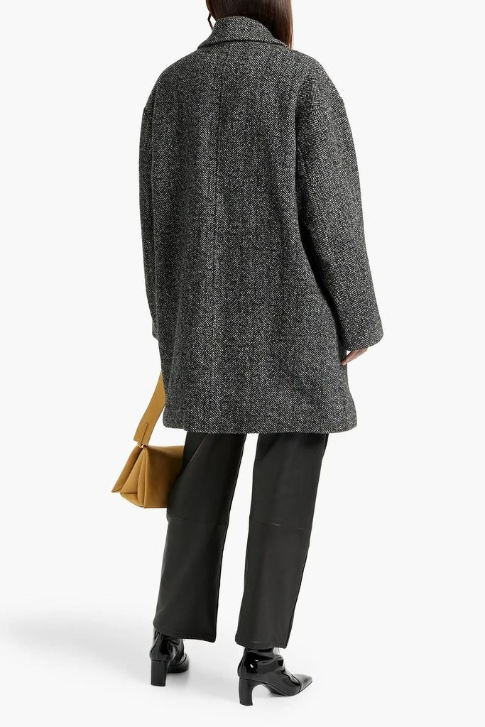 Nili Lotan Vincent herringbone wool-tweed coat 3