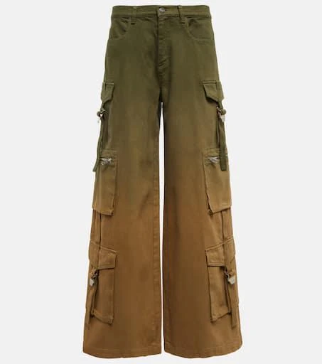 Dion Lee High-rise cotton cargo pants 1