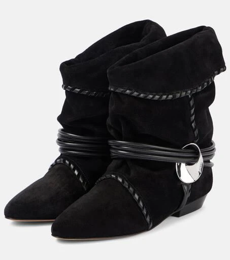 Isabel Marant Sellen suede ankle boots 4