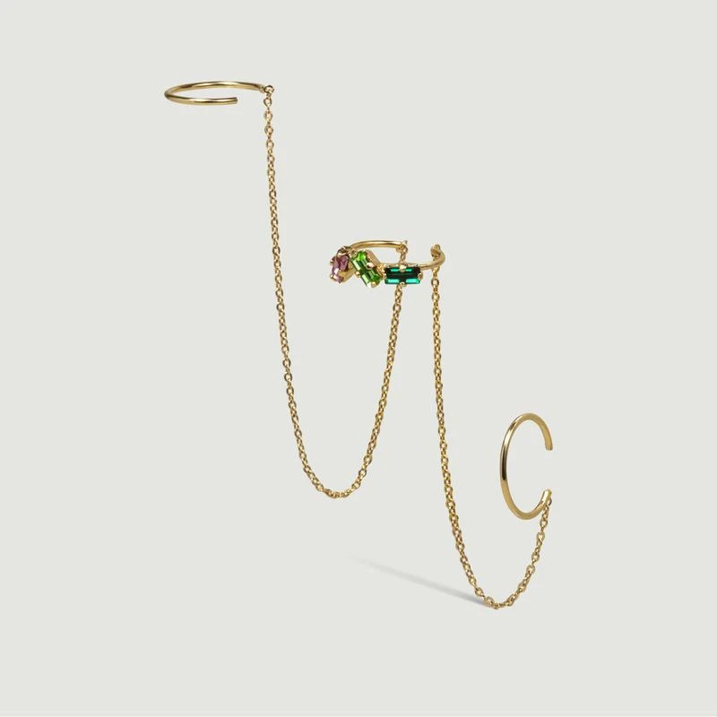 April Please Jude earrings Laiton plaqué or APRIL PLEASE 1