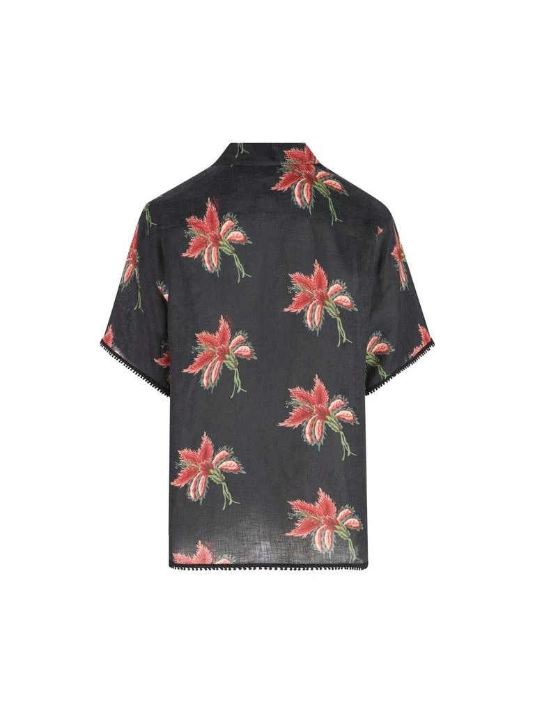 Valentino Valentino Floral Printed Bowling Shirt 2