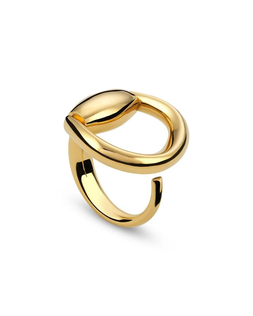 Gucci 18K Yellow Gold Horsebit Ring 2