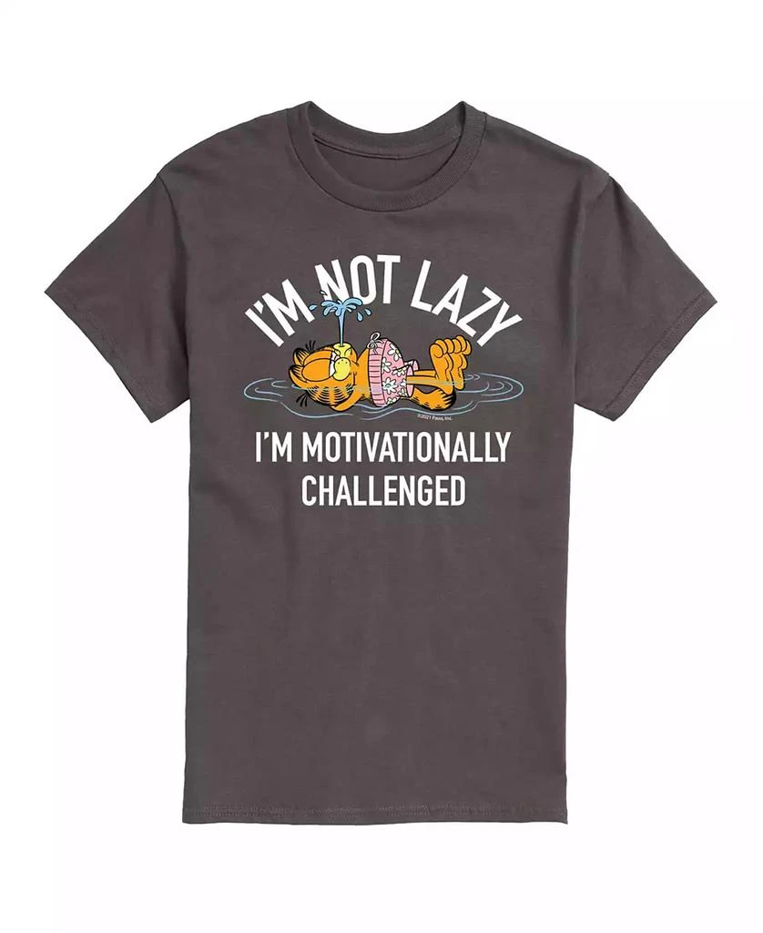 AIRWAVES Hybrid Apparel Garfield Lazy Mens Short Sleeve Tee 1