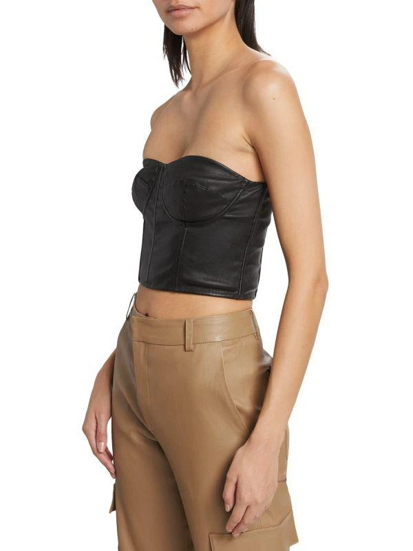SPRWMN Leather Bustier Top 3