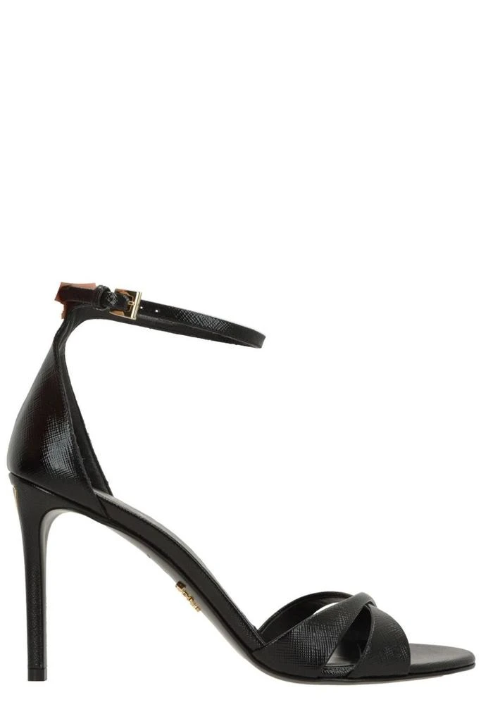 Prada Prada Round-Toe High-Heeled Sandals 1